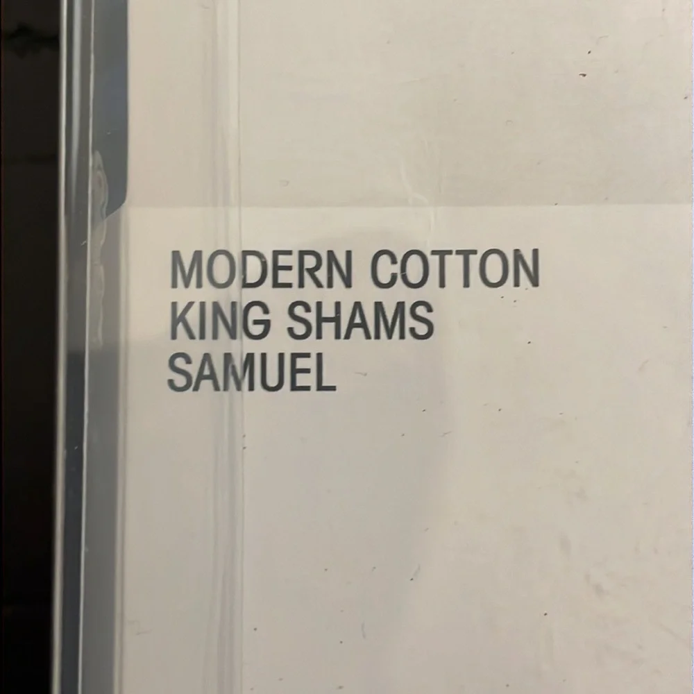 Calvin Klein Samuel Modern Cotton King Pillow Shams cobalt pink new 2 per pack